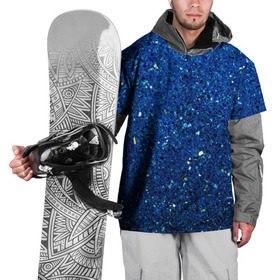 Накидка на куртку 3D с принтом Blue mirror в Белгороде, 100% полиэстер |  | Тематика изображения на принте: green | абстракции | гранж | мозаика | стекло | текстуры