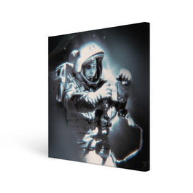 Холст квадратный с принтом Гагарин 5 в Белгороде, 100% ПВХ |  | Тематика изображения на принте: 12 апреля | гагарин | день космонавтики | космонавт | космонавтика | космос | юра | юрий