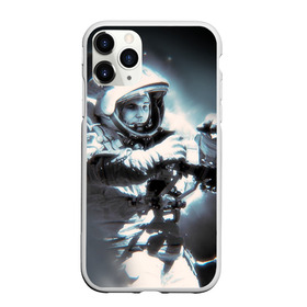Чехол для iPhone 11 Pro матовый с принтом Гагарин 5 в Белгороде, Силикон |  | 12 апреля | гагарин | день космонавтики | космонавт | космонавтика | космос | юра | юрий