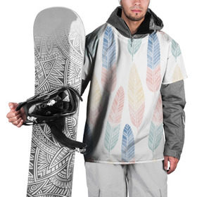 Накидка на куртку 3D с принтом Разноцветные перья в Белгороде, 100% полиэстер |  | Тематика изображения на принте: индейцы | перья | птицы | цвета