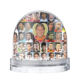 Водяной шар с принтом Франческо Тотти - лучший в Белгороде, Пластик | Изображение внутри шара печатается на глянцевой фотобумаге с двух сторон | francesco totti | лучший футболист | любимый игрок | сердце | франческо тотти | футбол | я люблю