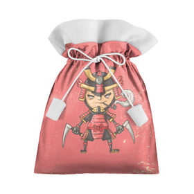 Подарочный 3D мешок с принтом Самурай в Белгороде, 100% полиэстер | Размер: 29*39 см | Тематика изображения на принте: ninja | samurai | мудрость | ниндзя | самурай