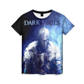 Женская футболка 3D с принтом Dark Souls 17 в Белгороде, 100% полиэфир ( синтетическое хлопкоподобное полотно) | прямой крой, круглый вырез горловины, длина до линии бедер | dark souls