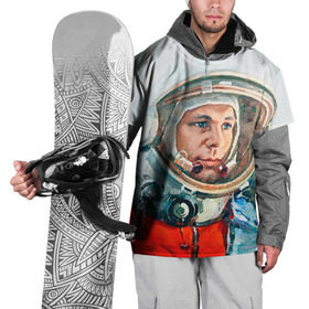 Накидка на куртку 3D с принтом Гагарин в Белгороде, 100% полиэстер |  | space | гагарин | космос | россия