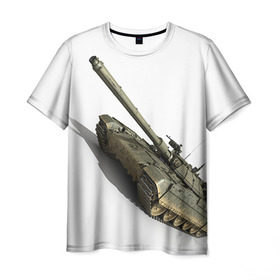Мужская футболка 3D с принтом Армата 2 в Белгороде, 100% полиэфир | прямой крой, круглый вырез горловины, длина до линии бедер | 9 мая | armata | армата | военная техника | танк | техника