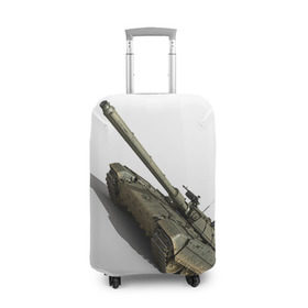 Чехол для чемодана 3D с принтом Армата 2 в Белгороде, 86% полиэфир, 14% спандекс | двустороннее нанесение принта, прорези для ручек и колес | Тематика изображения на принте: 9 мая | armata | армата | военная техника | танк | техника