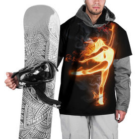 Накидка на куртку 3D с принтом Фитнес в Белгороде, 100% полиэстер |  | Тематика изображения на принте: грация | здоровье | зож | огонь | пламя | силуэт | спорт | страсть | танец | тонус | фитнес