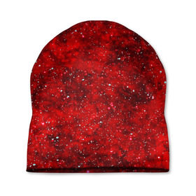 Шапка 3D с принтом Red Star в Белгороде, 100% полиэстер | универсальный размер, печать по всей поверхности изделия | абстракция | арт | брызги | краска | красный | цветные