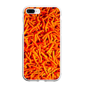 Чехол для iPhone 7Plus/8 Plus матовый с принтом Морковь в Белгороде, Силикон | Область печати: задняя сторона чехла, без боковых панелей | Тематика изображения на принте: морковь | овощи | оранжевый | салат