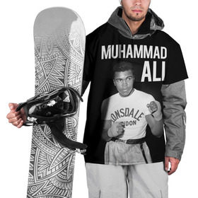 Накидка на куртку 3D с принтом Muhammad Ali в Белгороде, 100% полиэстер |  | Тематика изображения на принте: ali | boxing | muhammad ali |   |  muhammad |  бокс | али | боксер | мухамад. мухаммад | мухаммед | мухаммед али
