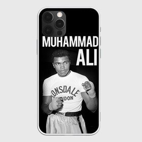 Чехол для iPhone 12 Pro с принтом Muhammad Ali в Белгороде, силикон | область печати: задняя сторона чехла, без боковых панелей | ali | boxing | muhammad ali |   |  muhammad |  бокс | али | боксер | мухамад. мухаммад | мухаммед | мухаммед али