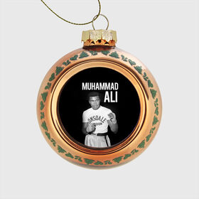 Стеклянный ёлочный шар с принтом Muhammad Ali в Белгороде, Стекло | Диаметр: 80 мм | Тематика изображения на принте: ali | boxing | muhammad ali |   |  muhammad |  бокс | али | боксер | мухамад. мухаммад | мухаммед | мухаммед али