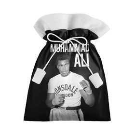 Подарочный 3D мешок с принтом Muhammad Ali в Белгороде, 100% полиэстер | Размер: 29*39 см | Тематика изображения на принте: ali | boxing | muhammad ali |   |  muhammad |  бокс | али | боксер | мухамад. мухаммад | мухаммед | мухаммед али