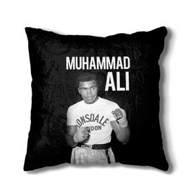 Подушка 3D с принтом Muhammad Ali в Белгороде, наволочка – 100% полиэстер, наполнитель – холлофайбер (легкий наполнитель, не вызывает аллергию). | состоит из подушки и наволочки. Наволочка на молнии, легко снимается для стирки | ali | boxing | muhammad ali |   |  muhammad |  бокс | али | боксер | мухамад. мухаммад | мухаммед | мухаммед али