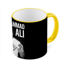 Кружка 3D с принтом Muhammad Ali в Белгороде, керамика | ёмкость 330 мл | Тематика изображения на принте: ali | boxing | muhammad ali |   |  muhammad |  бокс | али | боксер | мухамад. мухаммад | мухаммед | мухаммед али