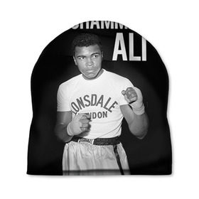 Шапка 3D с принтом Muhammad Ali в Белгороде, 100% полиэстер | универсальный размер, печать по всей поверхности изделия | ali | boxing | muhammad ali |   |  muhammad |  бокс | али | боксер | мухамад. мухаммад | мухаммед | мухаммед али