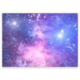 Поздравительная открытка с принтом Галактика в Белгороде, 100% бумага | плотность бумаги 280 г/м2, матовая, на обратной стороне линовка и место для марки
 | вселенная | галактика | звёзды | камета | космос | метеориты | метеоры | млечный путь | орбита | планеты | солнечная система