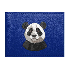 Обложка для студенческого билета с принтом Panda в Белгороде, натуральная кожа | Размер: 11*8 см; Печать на всей внешней стороне | милый | панда