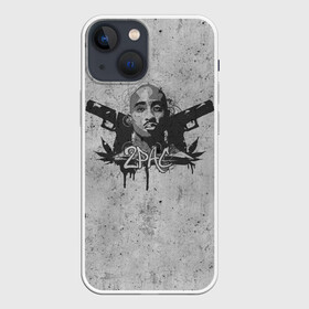 Чехол для iPhone 13 mini с принтом 2Pac в Белгороде,  |  | rap | tupac shakur | тупак шакур | хип хоп