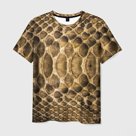 Мужская футболка 3D с принтом Змеиная кожа в Белгороде, 100% полиэфир | прямой крой, круглый вырез горловины, длина до линии бедер | fasion | snake | блеск | дерзость | змеиная | змея | кожа | кожура | красота | крутость | мода | показуха | статус | стиль | ткань | шик