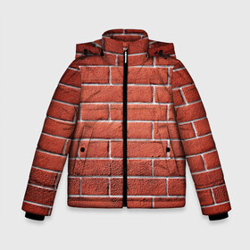 Зимняя куртка для мальчиков 3D с принтом Красный кирпич в Белгороде, ткань верха — 100% полиэстер; подклад — 100% полиэстер, утеплитель — 100% полиэстер | длина ниже бедра, удлиненная спинка, воротник стойка и отстегивающийся капюшон. Есть боковые карманы с листочкой на кнопках, утяжки по низу изделия и внутренний карман на молнии. 

Предусмотрены светоотражающий принт на спинке, радужный светоотражающий элемент на пуллере молнии и на резинке для утяжки | бетон | камень | кирпич | мощь | стена | строительство | стройка | цемент