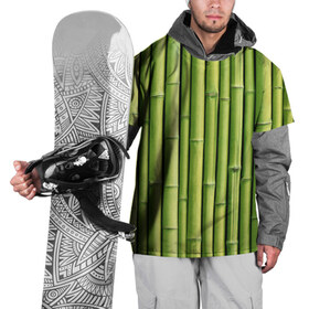 Накидка на куртку 3D с принтом Бамбук в Белгороде, 100% полиэстер |  | Тематика изображения на принте: бамбук | дерево | джунгли | кустарник | надёжность | прочность | стена