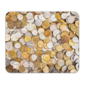 Коврик прямоугольный с принтом Российские монетки в Белгороде, натуральный каучук | размер 230 х 185 мм; запечатка лицевой стороны | money | валюта | деньги | копейка | лавэ | мелочёвка | мелочь | монетки | монеты | россия | рубль | филки