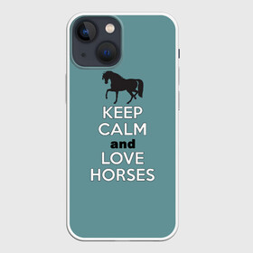 Чехол для iPhone 13 mini с принтом KCaLH в Белгороде,  |  | кони | лошади