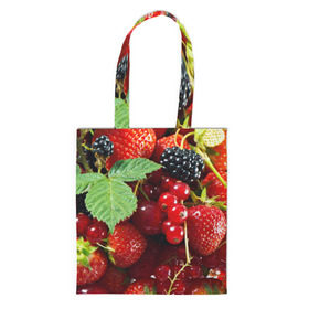 Сумка 3D повседневная с принтом Любимые ягоды в Белгороде, 100% полиэстер | Плотность: 200 г/м2; Размер: 34×35 см; Высота лямок: 30 см | вкусно | голубика | дача | деревня | ежевика | зелень | клубника | малина | огород | полезно | сад | смородина | сок | фрукты | черника | шиповник | ягоды