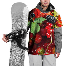 Накидка на куртку 3D с принтом Любимые ягоды в Белгороде, 100% полиэстер |  | Тематика изображения на принте: вкусно | голубика | дача | деревня | ежевика | зелень | клубника | малина | огород | полезно | сад | смородина | сок | фрукты | черника | шиповник | ягоды