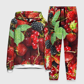 Мужской костюм 3D (с толстовкой) с принтом Любимые ягоды в Белгороде,  |  | вкусно | голубика | дача | деревня | ежевика | зелень | клубника | малина | огород | полезно | сад | смородина | сок | фрукты | черника | шиповник | ягоды