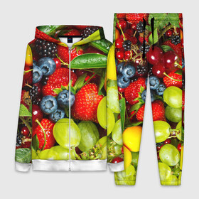Женский костюм 3D с принтом Вкусные ягоды в Белгороде,  |  | виноград | вкусно | голубика | дача | деревня | ежевика | клубника | малина | огород | полезно | рябина | сад | смородина | сок | фрукты | черника | ягоды