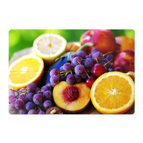 Магнитный плакат 3Х2 с принтом Спелые фрукты в Белгороде, Полимерный материал с магнитным слоем | 6 деталей размером 9*9 см | Тематика изображения на принте: абрикос | алыча | апельсин | бодрость | веган | виноград | витамины | груша | диета | еда | здоровье | лайм | лимон | молодость | нектар | овощи | персик | питание | польза | сок | фрукты | яблоко | ягоды
