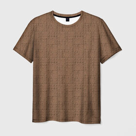 Мужская футболка 3D с принтом Бронированная обшивка в Белгороде, 100% полиэфир | прямой крой, круглый вырез горловины, длина до линии бедер | броня | заклепки | защита | металл | текстура