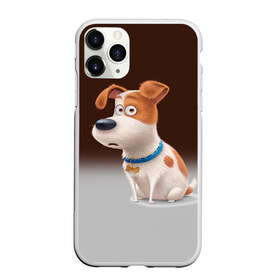 Чехол для iPhone 11 Pro Max матовый с принтом Max в Белгороде, Силикон |  | animal | dog | pets | the secret life of pets | домашние животные | животные | песик | собака | собачка | тайная жизнь домашних животных