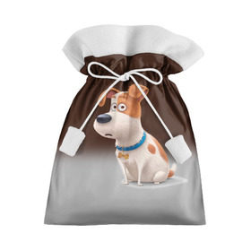 Подарочный 3D мешок с принтом Max в Белгороде, 100% полиэстер | Размер: 29*39 см | animal | dog | pets | the secret life of pets | домашние животные | животные | песик | собака | собачка | тайная жизнь домашних животных