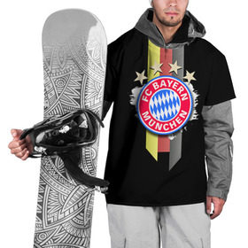 Накидка на куртку 3D с принтом ФК Бавария в Белгороде, 100% полиэстер |  | bayern | munchen | бавария | мюнхен | фк | фк бавария | футбол