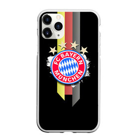 Чехол для iPhone 11 Pro Max матовый с принтом ФК Бавария в Белгороде, Силикон |  | bayern | munchen | бавария | мюнхен | фк | фк бавария | футбол