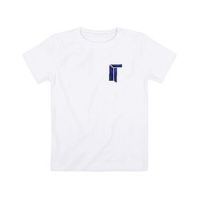 Детская футболка хлопок с принтом cs:go - TITAN в Белгороде, 100% хлопок | круглый вырез горловины, полуприлегающий силуэт, длина до линии бедер | 2016 | counter strike | cs | csgo | titan | титан
