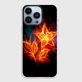 Чехол для iPhone 13 Pro с принтом Огненный цветок в Белгороде,  |  | звезда | искры | огненный цветок | огонь | пламя | пожар