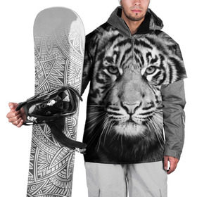 Накидка на куртку 3D с принтом Красавец тигр в Белгороде, 100% полиэстер |  | джунгли | дикая кошка | животные | зверь | король | кровь | мясо | опасность | охотник | тигр | хищник | царь | цирк
