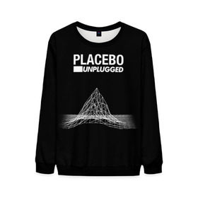 Мужской свитшот 3D с принтом Placebo в Белгороде, 100% полиэстер с мягким внутренним слоем | круглый вырез горловины, мягкая резинка на манжетах и поясе, свободная посадка по фигуре | Тематика изображения на принте: placebo | брайан молко | молко | плацебо | плейсибо | плэйсибо