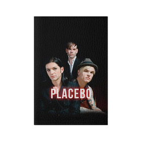 Обложка для паспорта матовая кожа с принтом Placebo группа в Белгороде, натуральная матовая кожа | размер 19,3 х 13,7 см; прозрачные пластиковые крепления | Тематика изображения на принте: placebo | брайан молко | молко | плацебо | плейсибо | плэйсибо