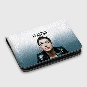 Картхолдер с принтом с принтом Плацебо в Белгороде, натуральная матовая кожа | размер 7,3 х 10 см; кардхолдер имеет 4 кармана для карт; | Тематика изображения на принте: placebo | брайан молко | молко | плацебо | плейсибо | плэйсибо