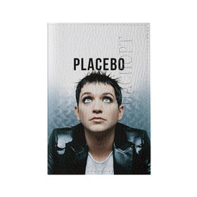 Обложка для паспорта матовая кожа с принтом Плацебо в Белгороде, натуральная матовая кожа | размер 19,3 х 13,7 см; прозрачные пластиковые крепления | Тематика изображения на принте: placebo | брайан молко | молко | плацебо | плейсибо | плэйсибо