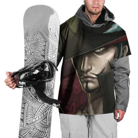 Накидка на куртку 3D с принтом Him в Белгороде, 100% полиэстер |  | anime | ван пис | луффи
