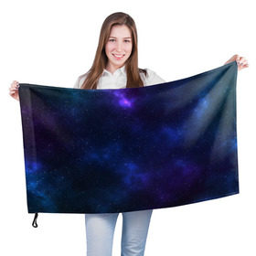 Флаг 3D с принтом Звёздное небо в Белгороде, 100% полиэстер | плотность ткани — 95 г/м2, размер — 67 х 109 см. Принт наносится с одной стороны | вселенная | галактика | звёзды | камета | космос | метеориты | метеоры | небо | ночь | солнечная система