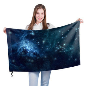 Флаг 3D с принтом Слияние галактик в Белгороде, 100% полиэстер | плотность ткани — 95 г/м2, размер — 67 х 109 см. Принт наносится с одной стороны | вселенная | галактика | звёзды | комета | космос | метеориты | метеоры | созвездия