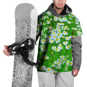 Накидка на куртку 3D с принтом Ромашки в Белгороде, 100% полиэстер |  | Тематика изображения на принте: поле | природа | ромашка | цветы