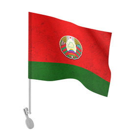 Флаг для автомобиля с принтом Белоруссия в Белгороде, 100% полиэстер | Размер: 30*21 см | беларус | беларусь | белорус | белоруссия | белорусский | национальный | нация | флаг | флаги